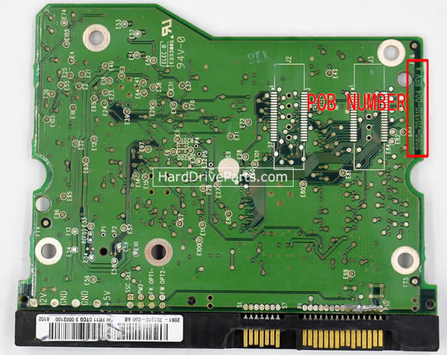 2060-701310-004 PCB Disque Dur WD