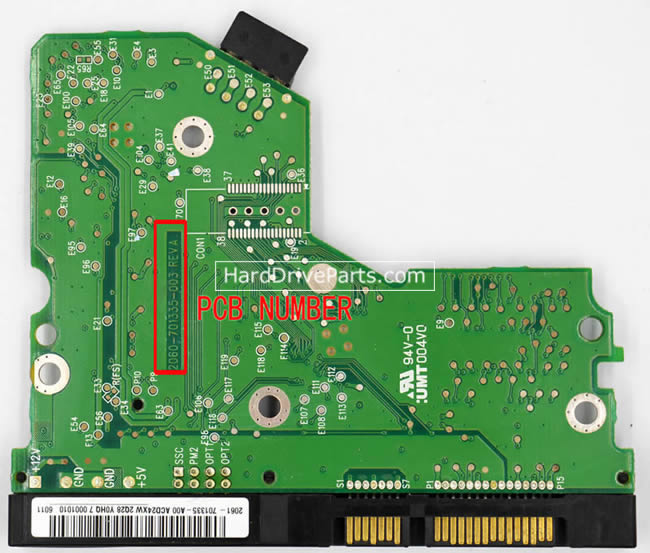 WD WD400BD Carte PCB 2060-701335-003