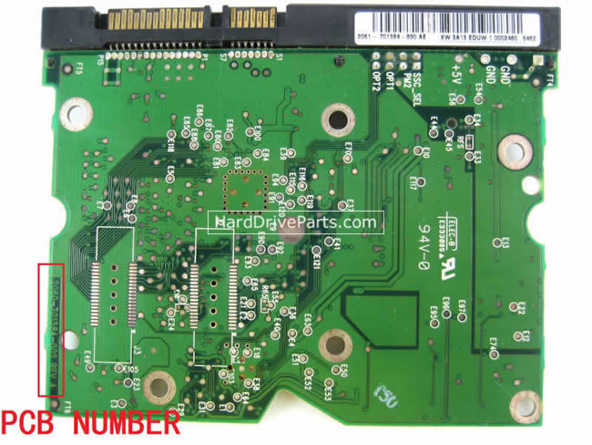 2060-701384-002 PCB Disque Dur WD