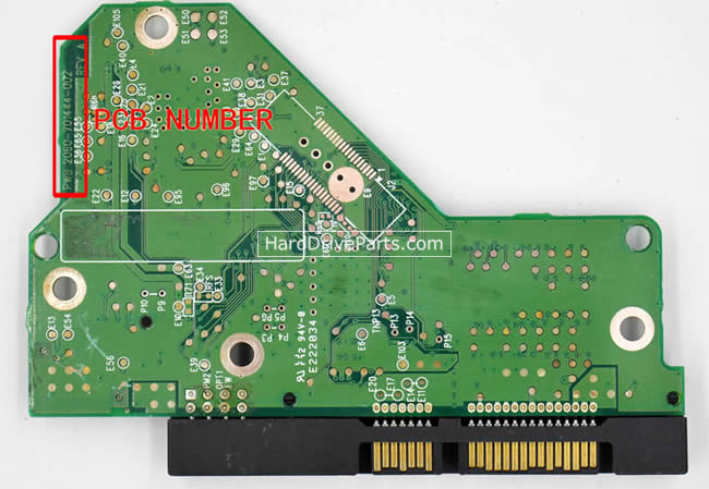 2060-701444-002 PCB Disque Dur WD