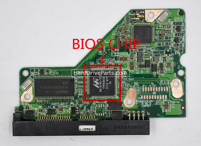 WD 5000AVJS Carte PCB 2060-701477-001