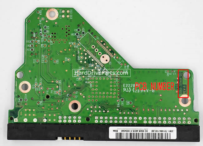 WD WD2500AVJB Carte PCB 2060-701494-001