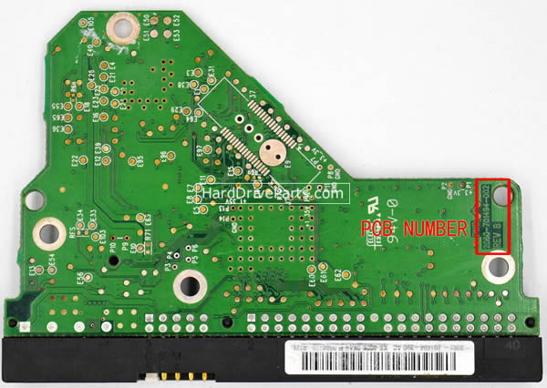 WD WD2500AVJB Carte PCB 2060-701494-002