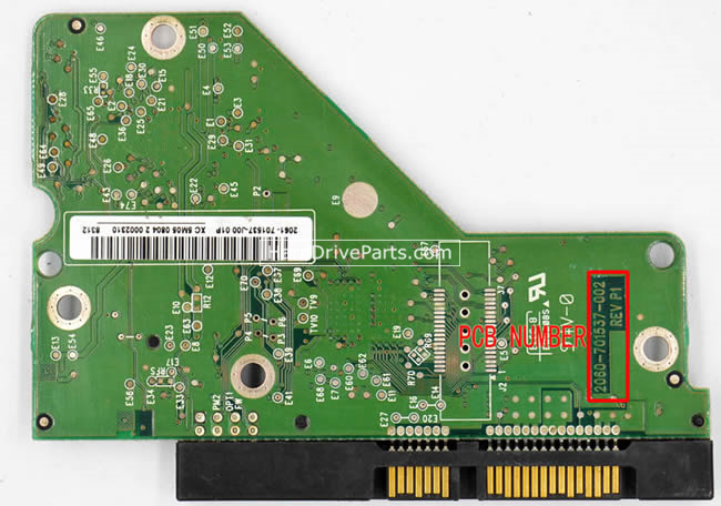 2060-701537-002 PCB Disque Dur WD