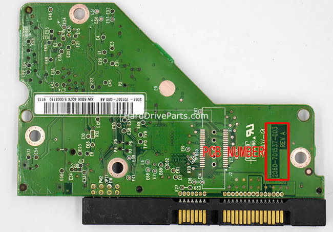 WD WD3200AAKS Carte PCB 2060-701537-003