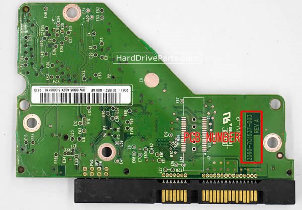 2060-701537-003 Carte PCB WD