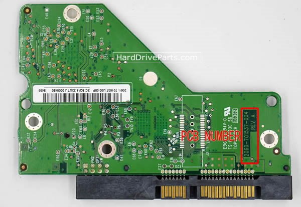 2060-701537-004 Carte PCB WD