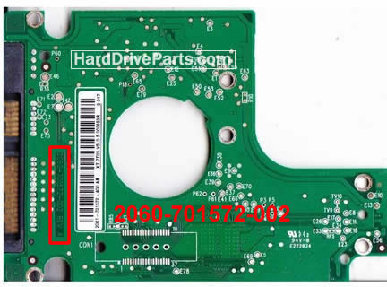 WD3200BEVT Western Digital PCB Contrôleur Disque Dur 2060-701572-002