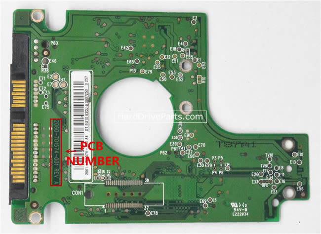 WD WD3200BJKT Carte PCB 2060-701574-001