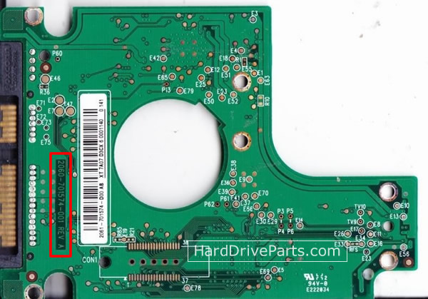 WD1600BJKT Western Digital Carte PCB Contrôleur Disque Dur 2060-701574-001