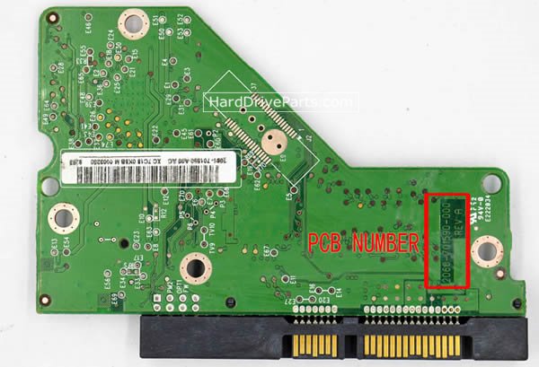 2060-701590-000 Carte PCB WD