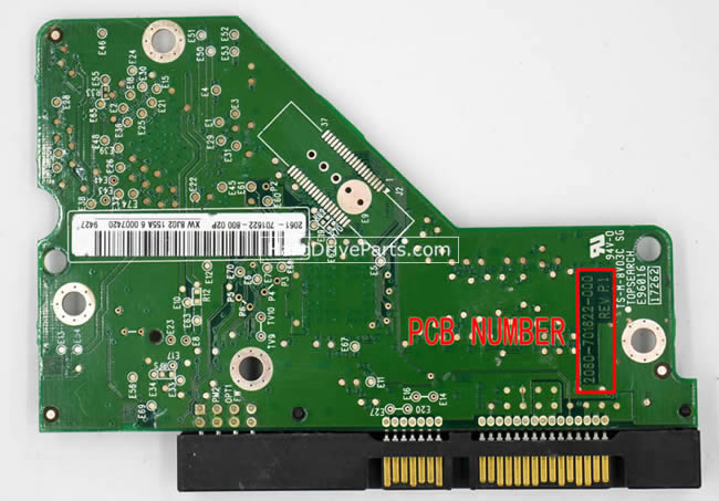 2060-701622-000 PCB Disque Dur WD