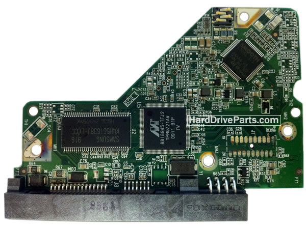 WD10EVVS Western Digital PCB Contrôleur Disque Dur 2060-701640-000