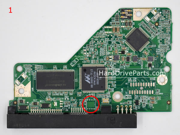 WD5000AVVS Western Digital PCB Contrôleur Disque Dur 2060-701640-001