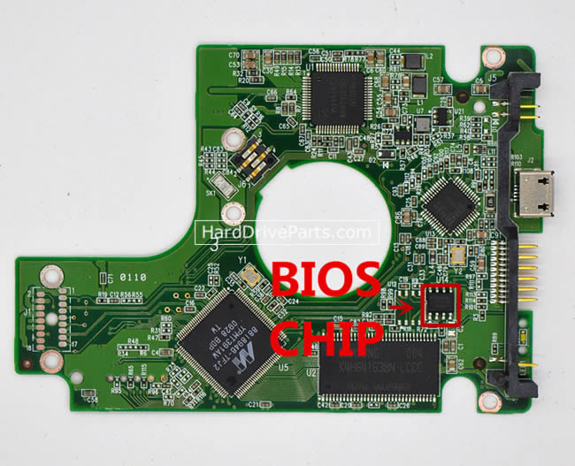 WD WD6400KMVV Carte PCB 2060-701675-004