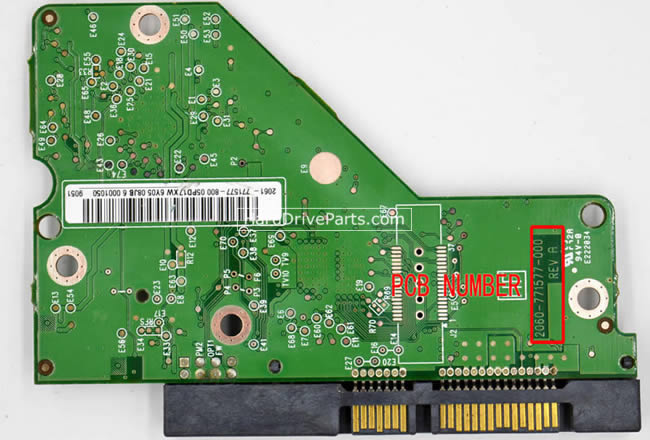 WD WD5000AAKS Carte PCB 2060-771577-000