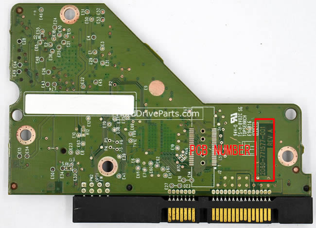 WD WD5000AAKS Carte PCB 2060-771577-001