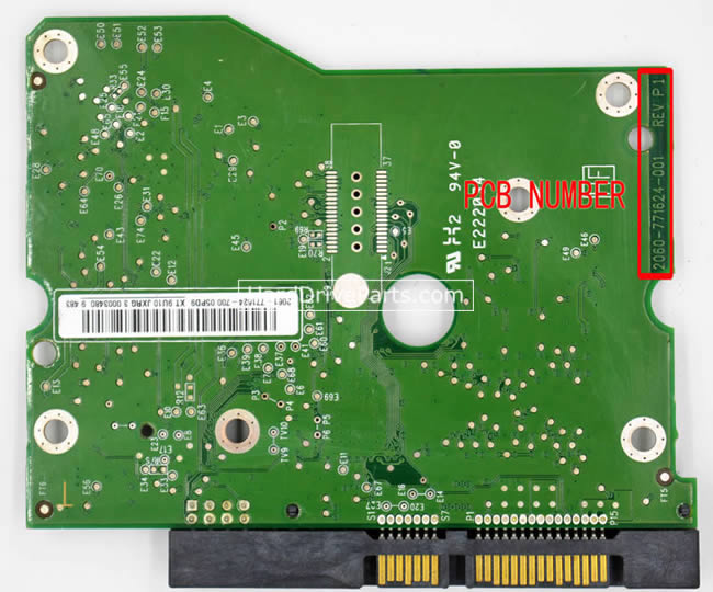 2060-771624-001 PCB Disque Dur WD