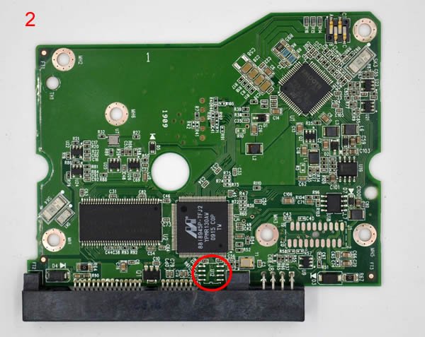 pcb disque dur western digital 2060-771624-001