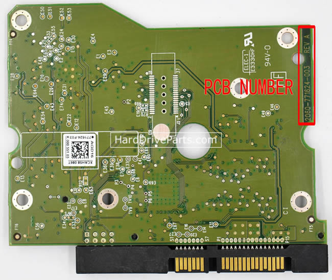 WD WD2003FYYS Carte PCB 2060-771624-003