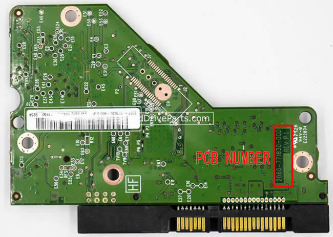 2060-771630-000 PCB Disque Dur WD