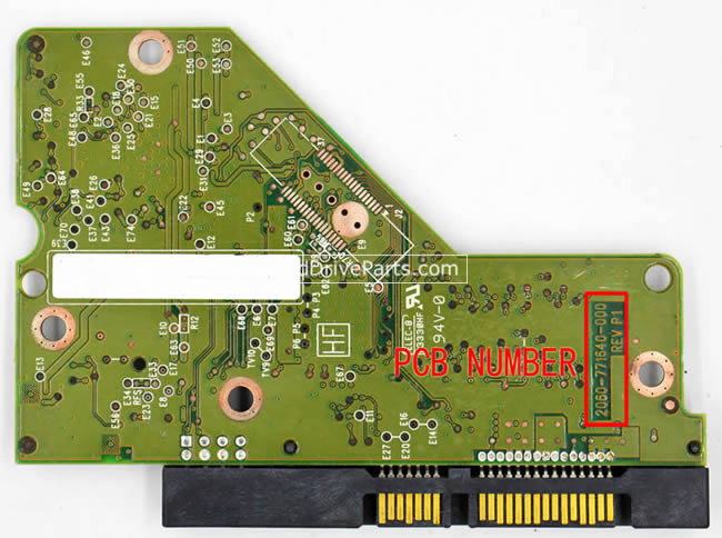 WD WD10EADS Carte PCB 2060-771640-000