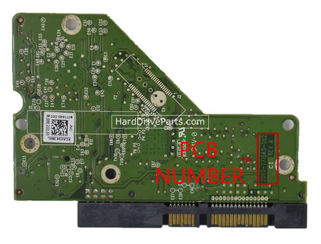 WD WD1001FAES Carte PCB 2060-771640-002