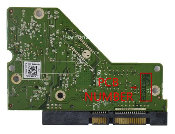 2060-771640-002 Carte PCB WD