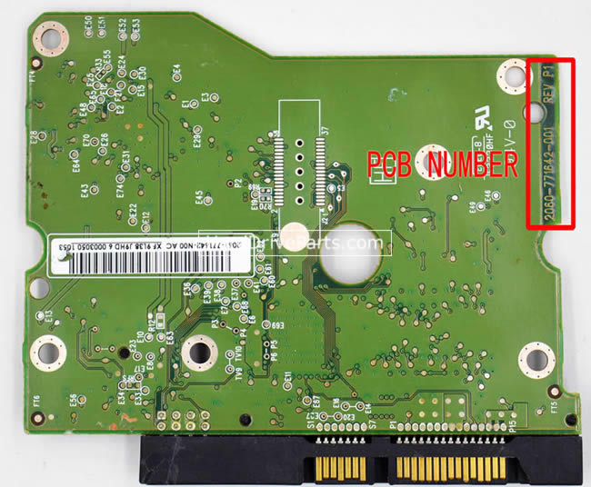 WD WD20EVDS Carte PCB 2060-771642-001