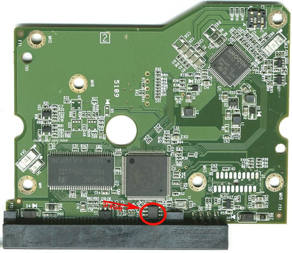 WD WD2002FYPS Carte PCB 2060-771642-003