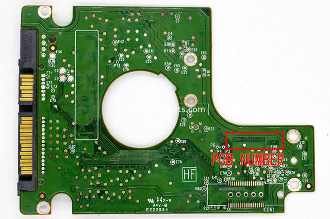 2060-771672-001 PCB Disque Dur WD