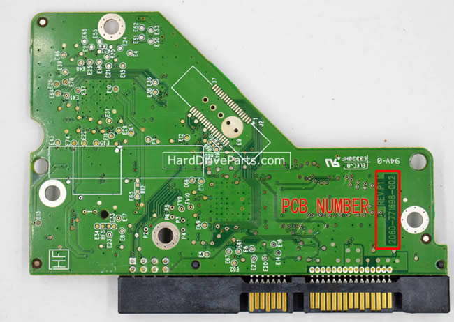 WD WD15EACS Carte PCB 2060-771698-002