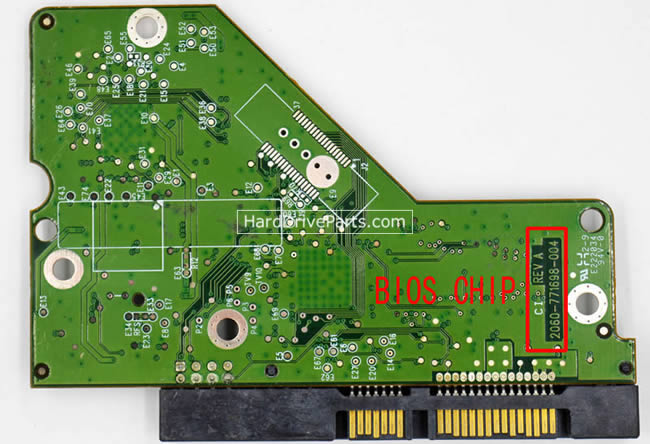 WD WD10EURS Carte PCB 2060-771698-004