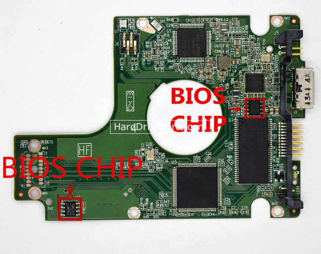 WD WD7500BMVW Carte PCB 2060-771801-002