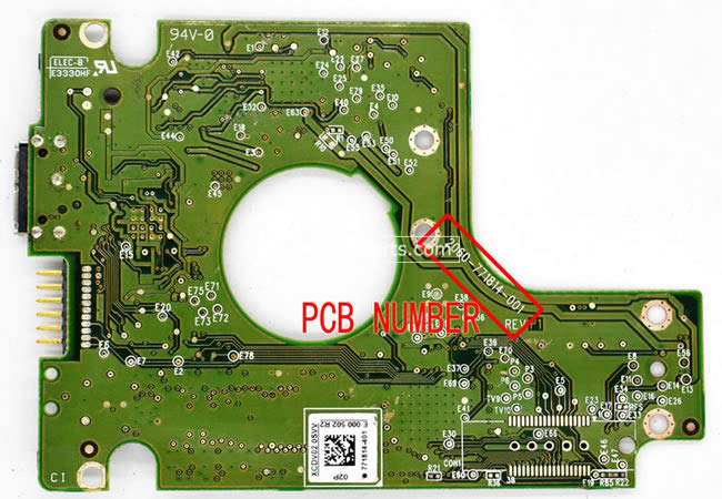 2060-771814-001 PCB Disque Dur WD