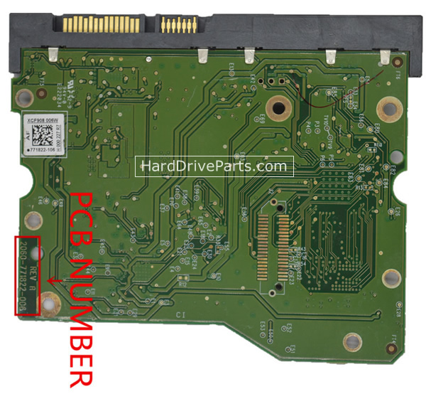 WD WD4001FFSX Carte PCB 2060-771822-006 - Cliquez sur l'image pour la fermer