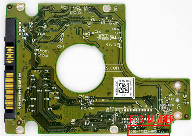 WD WD5000BPVT Carte PCB 2060-771823-000