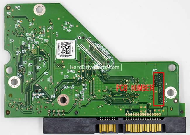 WD WD5000AZRX Carte PCB 2060-771824-000