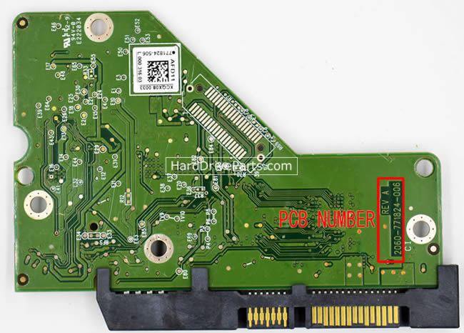 WD WD10EZEX Carte PCB 2060-771824-006