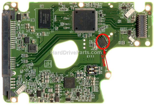 WD WD5000HHTZ Carte PCB 2060-771831-001