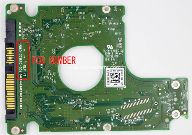 2060-771852-001 PCB Disque Dur WD