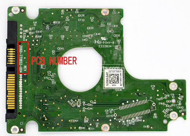 WD WD5000LPVT Carte PCB 2060-771852-004