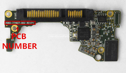 WD WD7500LPCX Carte PCB 2060-771927-002