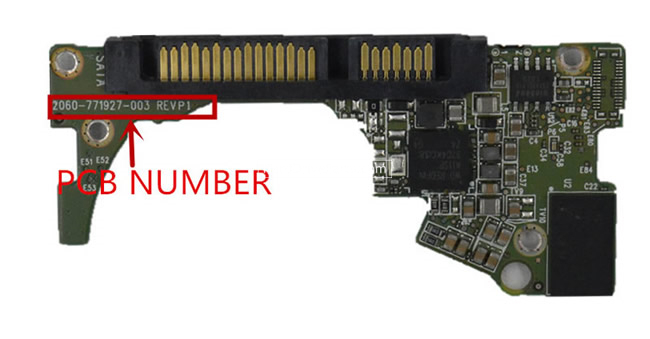 WD WD10SPCX Carte PCB 2060-771927-003