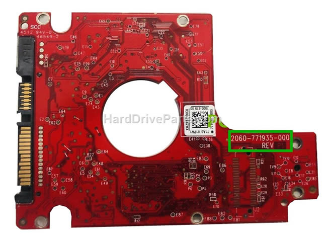 2060-771935-000 PCB Disque Dur WD