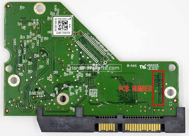 WD WD30PURX Carte PCB 2060-771945-000