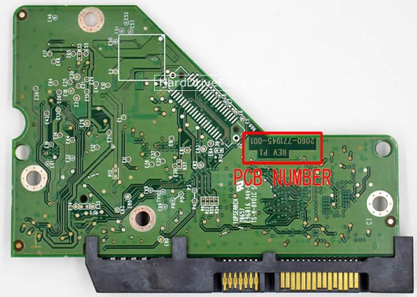 2060-771945-001 Carte PCB WD