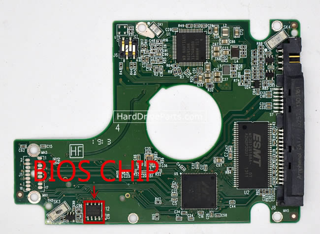 WD WD10JPCX Carte PCB 2060-771960-000