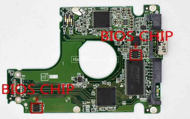 WD WD5000LPVT Carte PCB 2060-771962-000