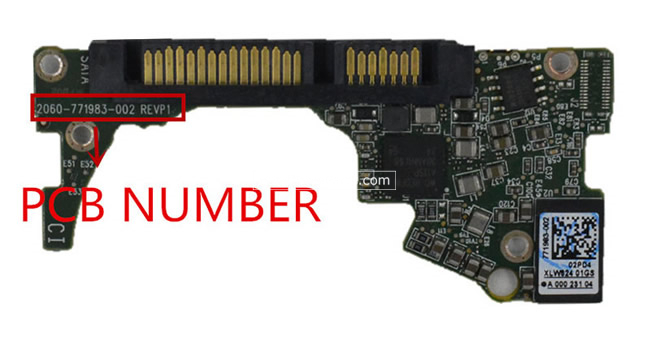 2060-771983-002 PCB Disque Dur WD